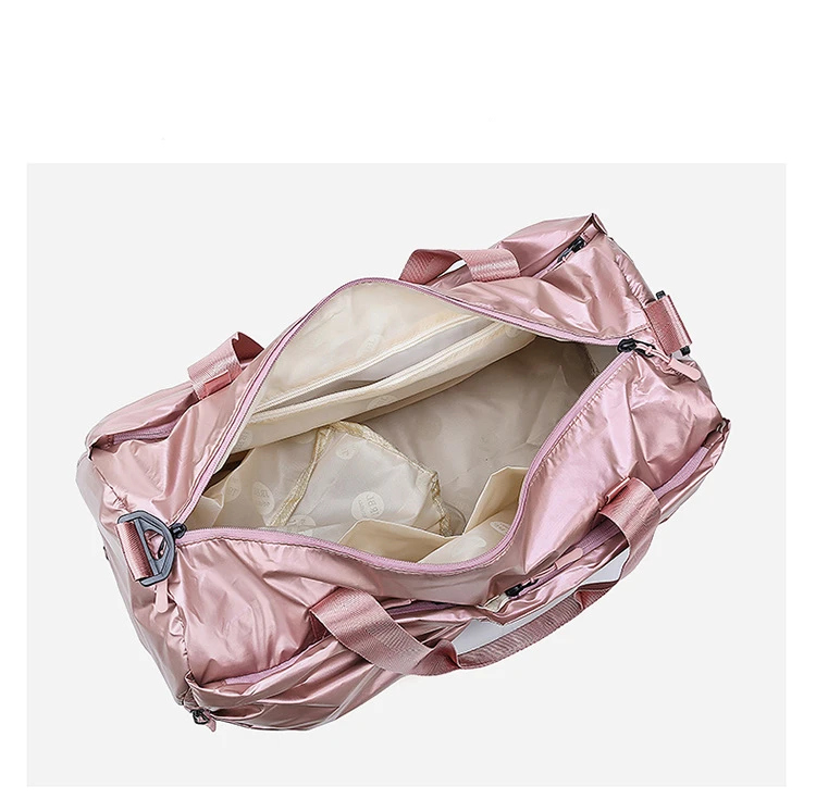 Розовый водонепроницаемый Оксфорд пляжный фитнес-мешок для женщин Путешествия Спорт Йога вещевой мешок Сухой Влажной разделения плавать Портативный Ручной Багаж обувь сумка