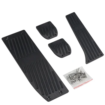 

Aluminum Car Foot Rest Pedal Accelerator Brake Non-slip Pad Cover for BMW X1 M3 E39 E46 E87 E84 E90 E91 E92 Series