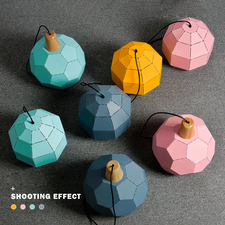 Modern Football Pendant Light Hanging Creative Pendant Light E27 E26 Suspension Pendant Lamp Lighting fixture For Restaurant Home (15)