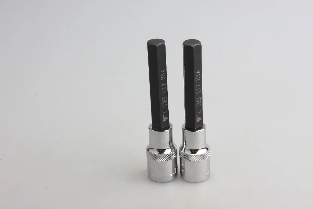 

H12 High Quality 12.5mm Hexagon Magnetic 1/2" Sleeve Hex Socket Head Screwdriver Tapping Drill Carbon Steel Connector Rod Head