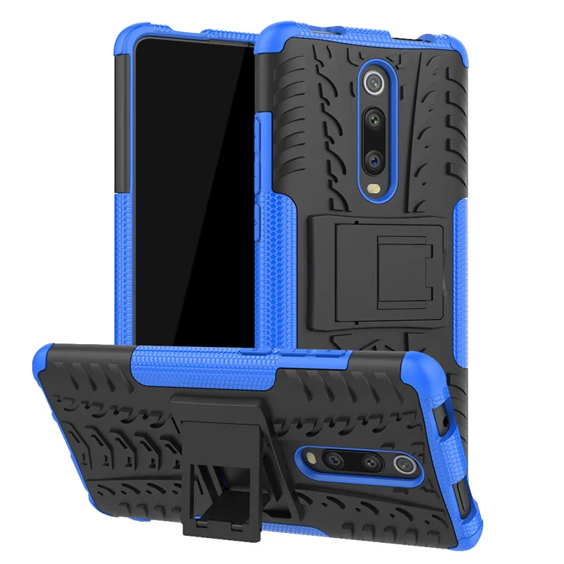 Чехол для Xiaomi Redmi K20 / Pro сверхпрочный армированный силиконовый резиновый твердый