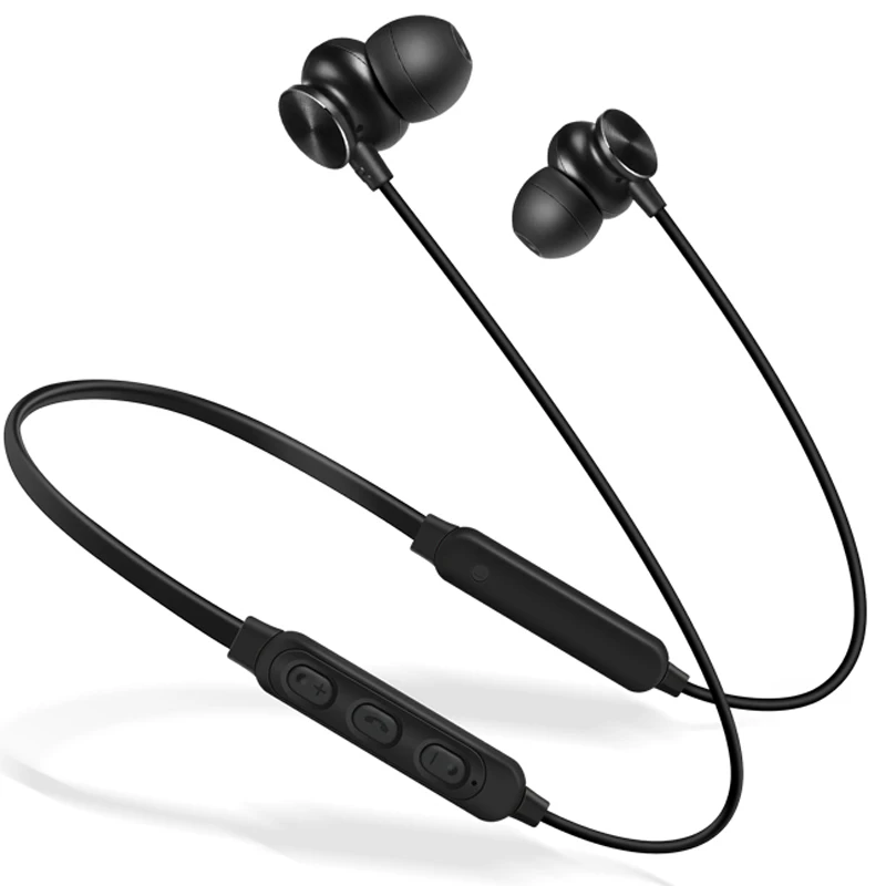 Bluetooth наушники с шейным ремешком Спортивные Беспроводные микрофоном вкладыши