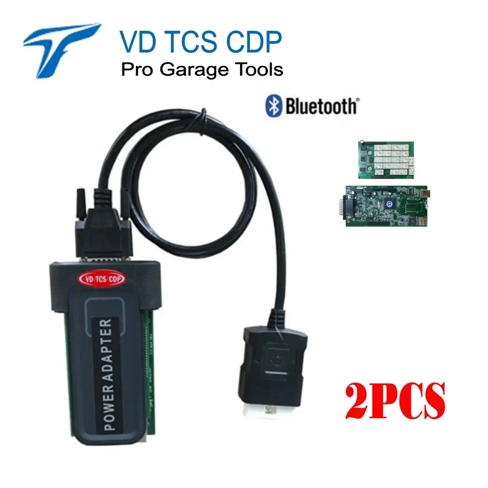 2 шт. Черный Авто VD TCS CDP Pro Plus 15r3 с кейгена с/без Bluetooth работать на грузовых автомобилей OBD2 сканирования Инструменты диагностики