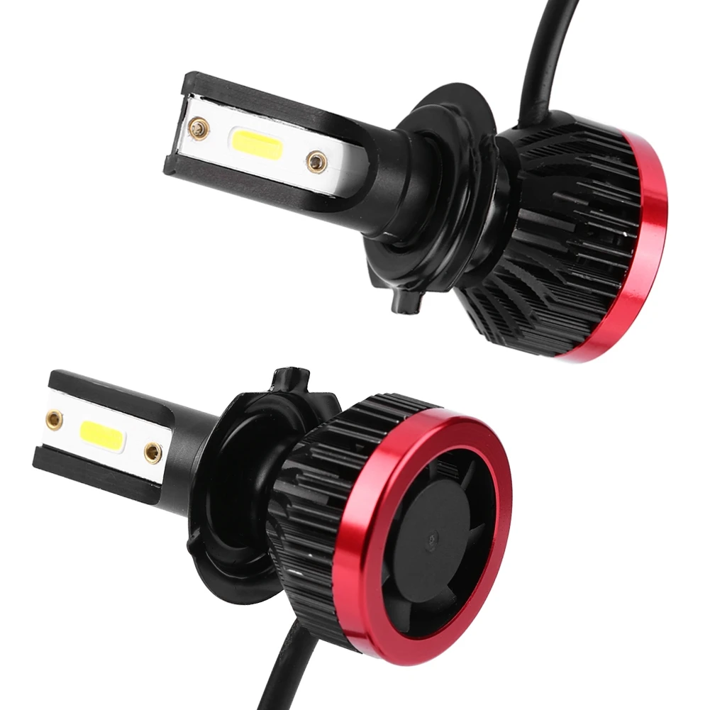 

2 pcs H7 9-32V 55W 6000LM Car Bright LED Headlight Lamp Bulbs oto aksesuar automobiles accesorios automovil