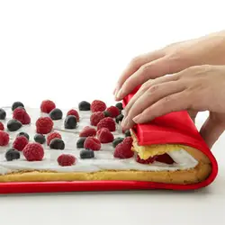 Лидер продаж Гибкие мягкий торт Трафареты Roll силиконовые Пан кондитерские формы для выпечки инструмент для DIY домашняя Выпечка