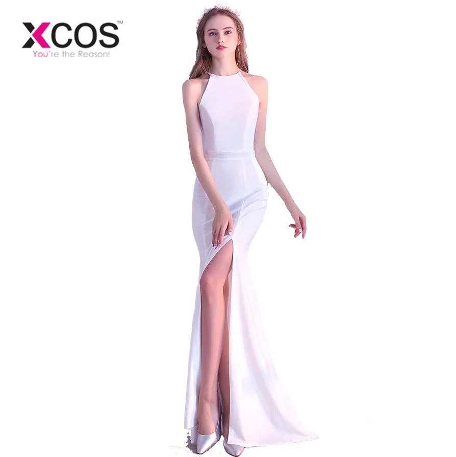 XCOS Vestidos De Formatura платья для Для женщин Русалка Пром красный королевский синий