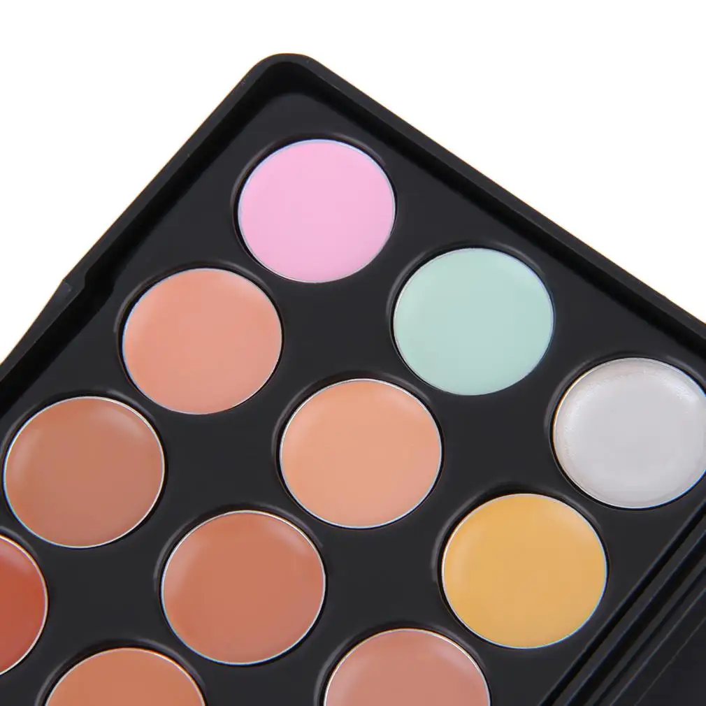 Hot Selling 15 Color Mini Professional Face Creamy Hide Blemish Make-up Concealer Cream Set Natural Best selling |