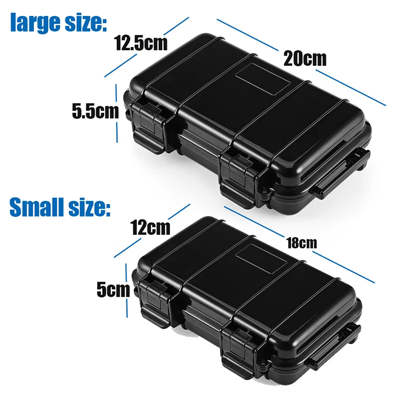 Водонепроницаемый противоударный чехол для выживания контейнер для хранения переносная коробка для телефона защита EDC инструменты туристическое снаряжение