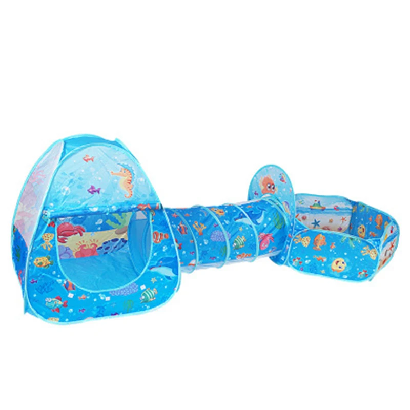 

3Pcs/Set toy Tent Baby Kids Play Portable Foldable Pop Up Tunnel Basketball Game Tent Children Outdoor Sports Play toys Tent