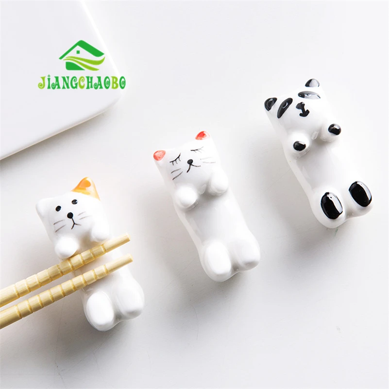 JiangChaoBo мультфильм Керамика палочки дозирующая детская ложка для полка стойка