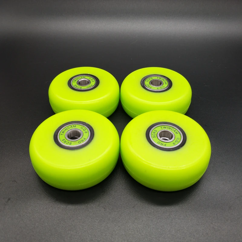 Агрессивное скейт колесо 60*24 мм 90 A 8 шт./лот, зеленый цвет
