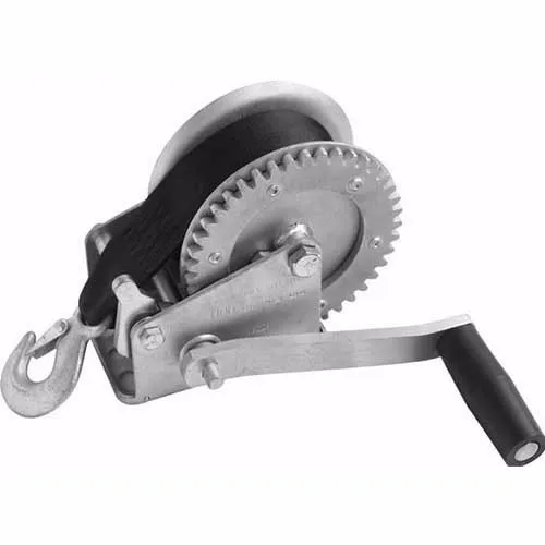 

1200lbX8M Boat windlass truck auto portable manual winch with webbing sling, hand tool, hand puller tire repair tool