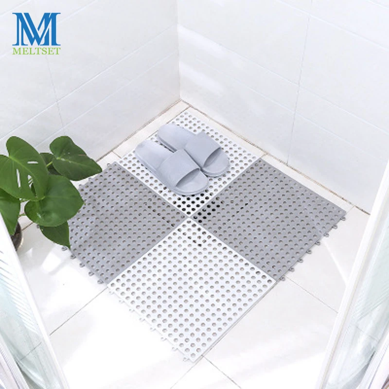 1 PC White Grey Color Bathroom Anti slip Mat Durable Nonslip PVC Bath