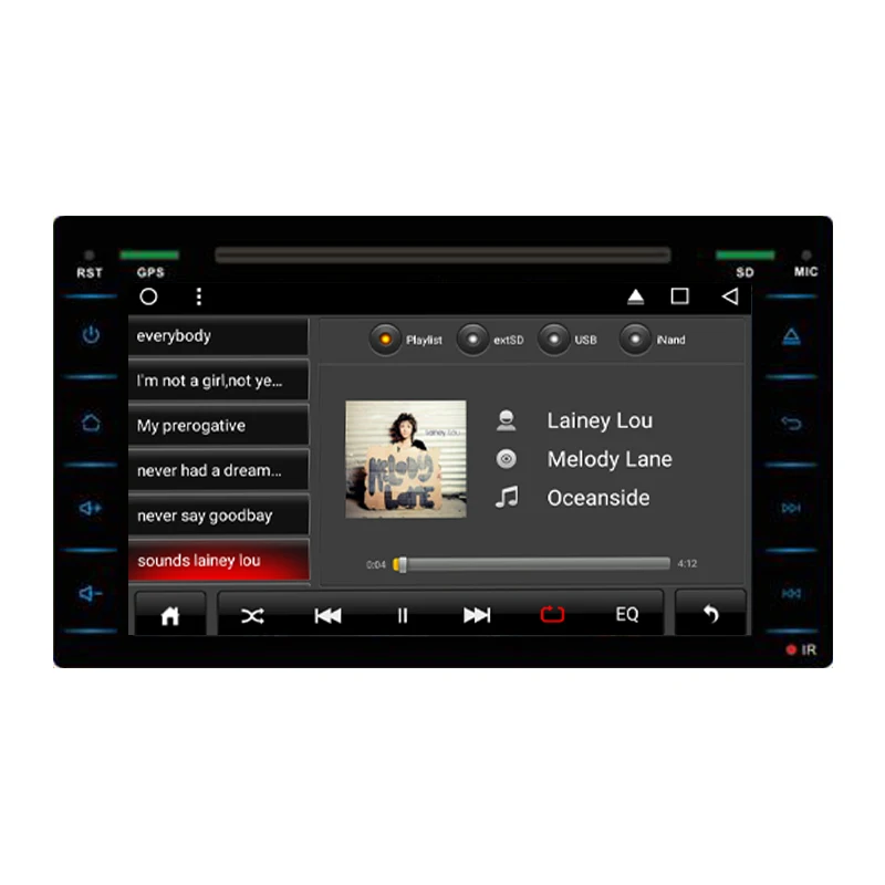 Best 8" Full touch Android Car DVD Player with TV/BT GPS 3G WIFI,Audio Radio Stereo,Car PC/multimedia headunit for TOYOTA Hilux 2016- 4