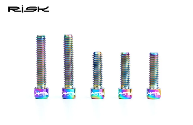 Риска 5 шт./компл. передняя фара для велосипеда/задний переключатель болт M4* 13,5/20 мм для MTB велосипедов SHIMANO XT SRAM XO XX1 Регулировка сдвига болты Запчасти