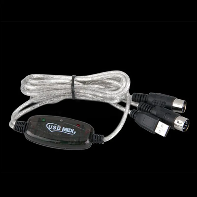 Зебра MIDI USB кабель конвертер ПК к музыкальной клавиатуре адаптер гитарные части и