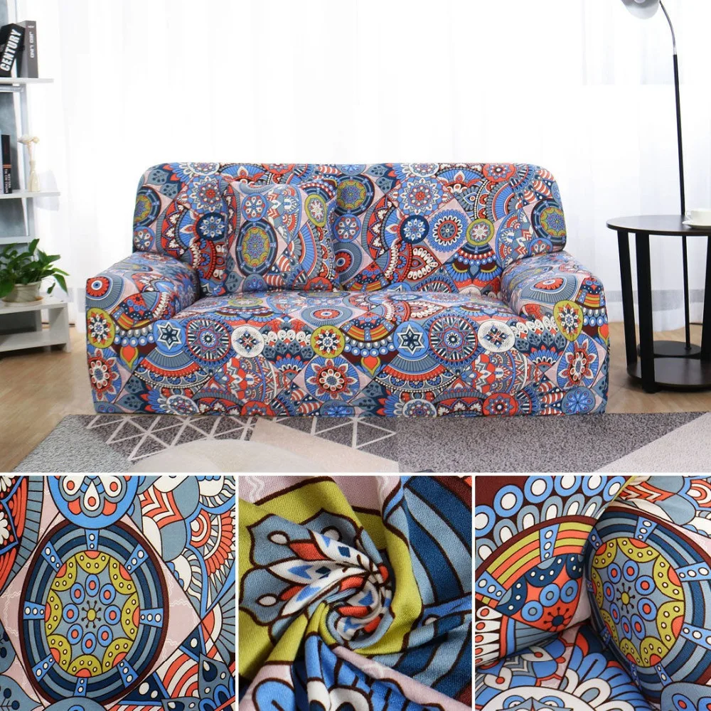 1 шт. чехлы для диванов 1 2 3 4 местный цветочный диван Чехол протектор мебели