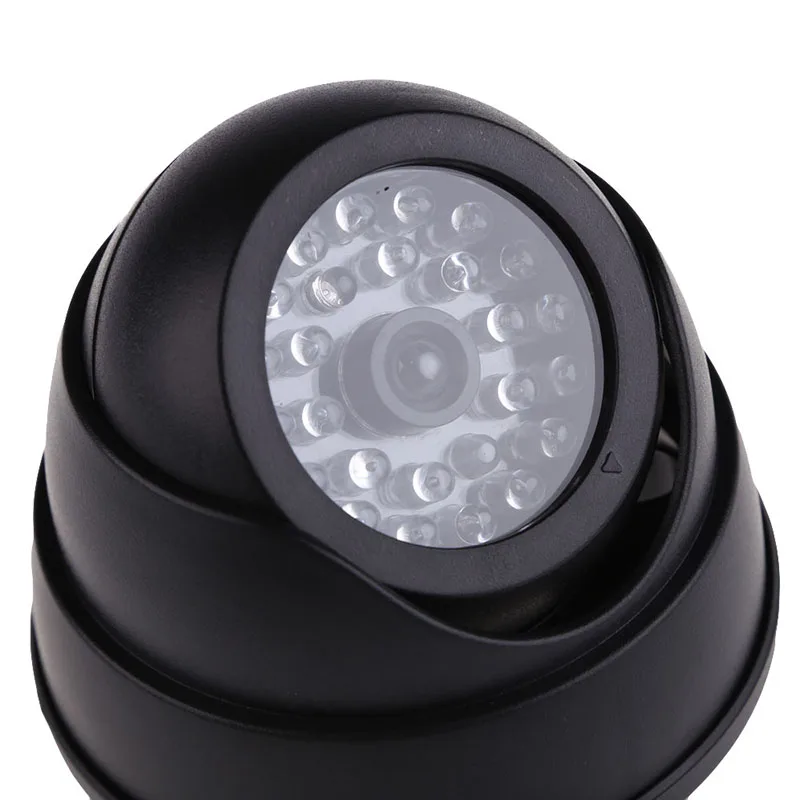 Домашнее уличное охранное оборудование аксессуары для видеонаблюдения Манекен поддельный купольная имитация камеры мигающий красный светодиодный светильник
