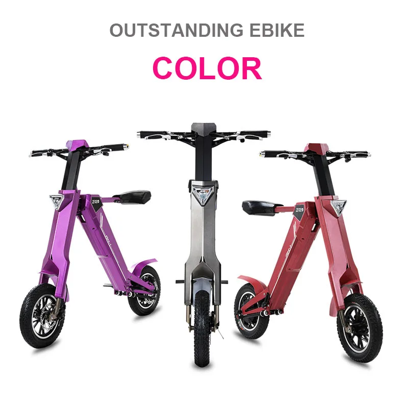 Clearance Electric scooter smart bike 240w motor Automated folding electric city bike Bluetooth speaker fast charging 20km/h electric bike 2