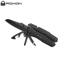 ROXON многофункциональные тактические плоскогубцы CM1349 14 в 1, открытый многофункциональный инструмент для выживания, охоты, туризма, кемпинга, оборудование для повседневного использования, карманный свисток