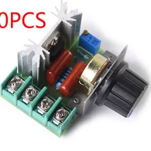 50 шт. AC 220 В 2000 Вт scr Напряжение регулятор затемнения Диммеры Скорость контроллер электронный термостат Напряжение Регулятор модуль