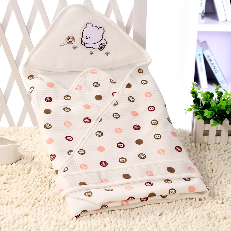 2017 Bamboo&Cotton Baby Blanket Animal&Letters Print Newborn Parisarc