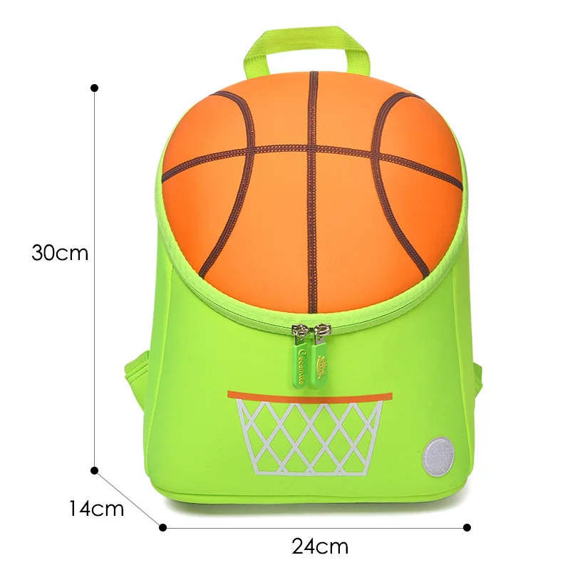 Модный рюкзак с мультяшным котом, школьный ранец для девочек и мальчиков, детские школьные сумки, Студенческая Детская сумка, подарок, Mochila Escolar - Цвет: basketball