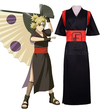 

Anime Naruto Shippuden Nara Temari Kimono Cosplay Costume Halloween Carnival Outfit Custom-made