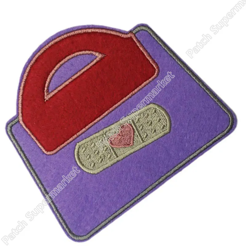 

4" Doc McStuffins Bag Dr Stuffins Film TV MOVIE NEW Lovely Cartoon Girl Dress Embroideried Patch Logo Badge Free Shipping