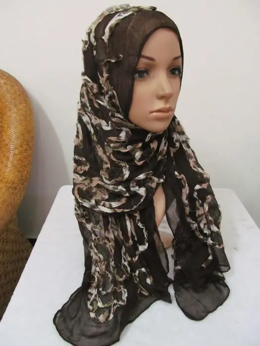 (12 pieces/lot) muslim long scarf islamic hijab scarf assorted colors