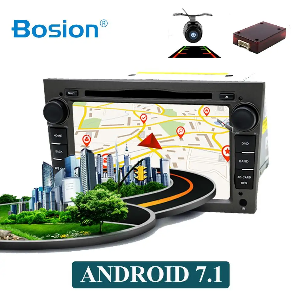 Android 7,1 2Din автомобильный DVD/радио gps навигации авто радио для Opel Astra H G J Antara VECTRA ZAFIRA Vauxhall с CANBUS BT wi fi