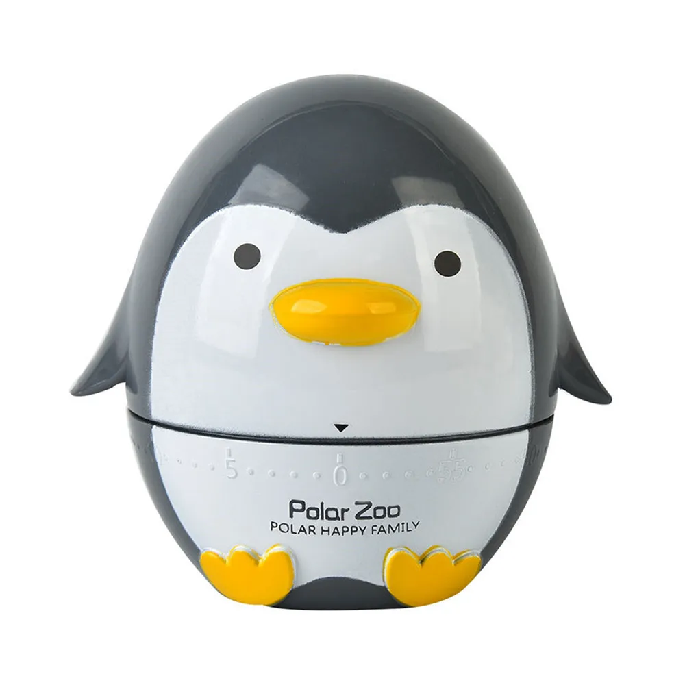 

Penguin Timer Kitchen 60 Minute Cooking Mechanical Home Decoration New