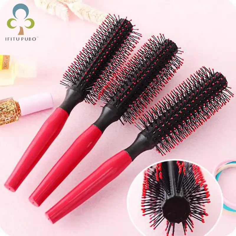 1pc Hairbrush Round Comb Anti Static Curly Brush Fluffy Comb For