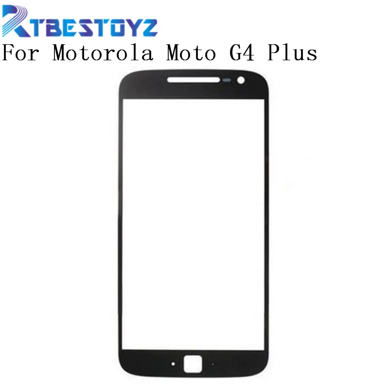 RTBESTOYZ черно-белый для Motorola Moto G4 Plus Переднее стекло 5 дюйма сенсорный экран внешняя