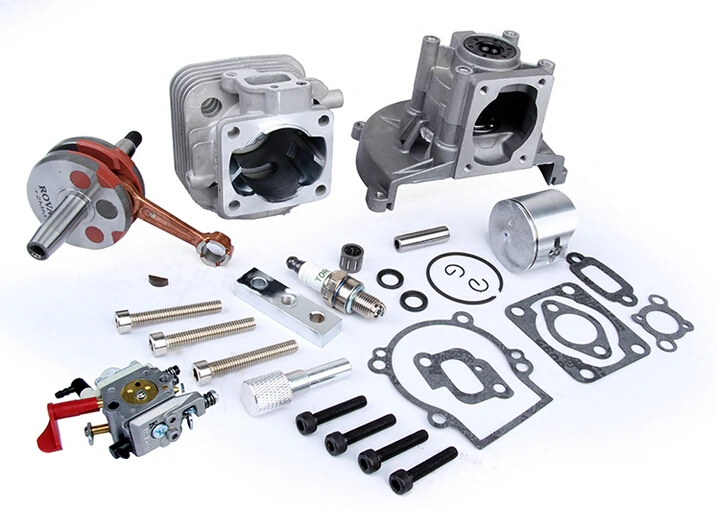 

30.5CC 4 Bolt Engine Set (With 30.5CC Cylinder+30.5cc Crankshaft Assembly+ruixing Spark Plug) for 1/5 Hpi Rovan Km Baja 5b Parts