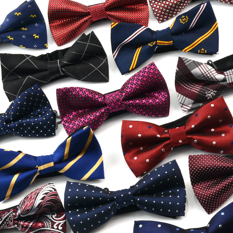 

53 colours mens ties Wedding bow Tie for men high quality Fashion Bowtie Party Bordeaus self tie
