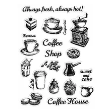 Сладкий прозрачный силиконовый штамп для DIY скрапбукинга фотоальбома Декор