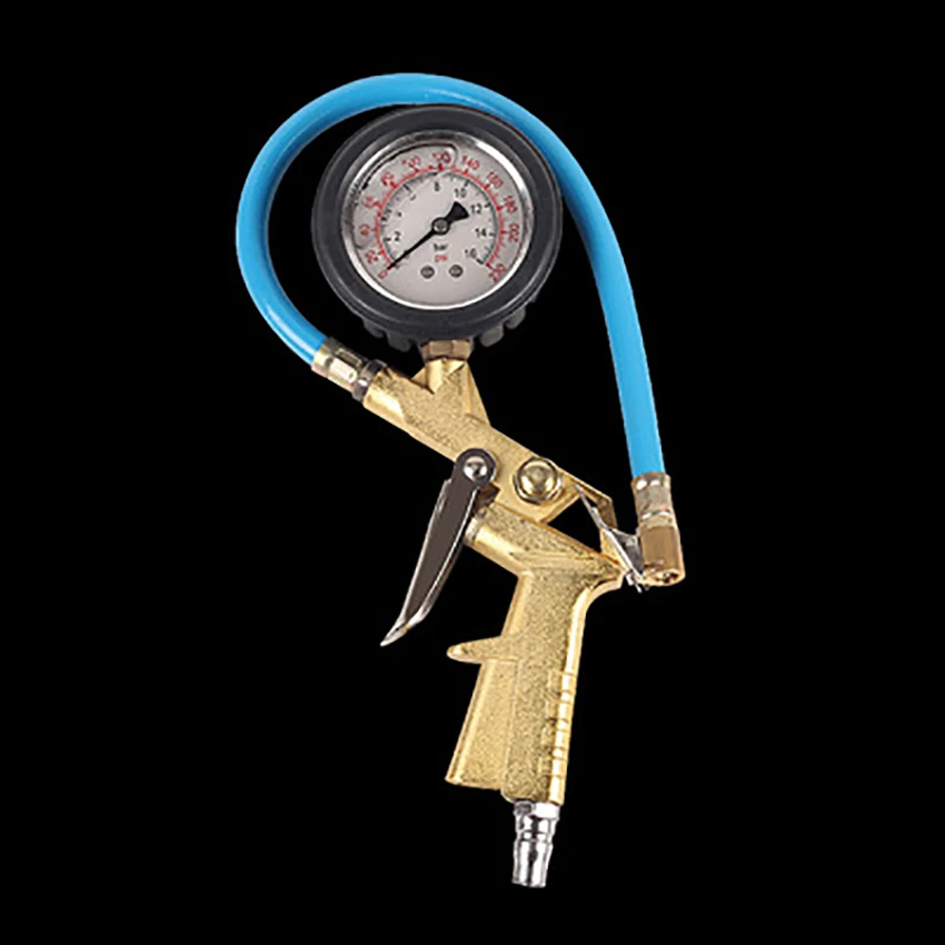 Truck Car Motorcycle Tire Pressure Gauge Air Inflator Digital Gun Inflated Pump Repair Tool fuel meter Meter | Инструменты