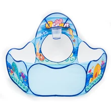 Складной океан животных Детские шарики для игры, бассейн палатки шестиугольный манеж мяч бассейн яма Крытый Открытый мультфильм дети играть игрушки палатки