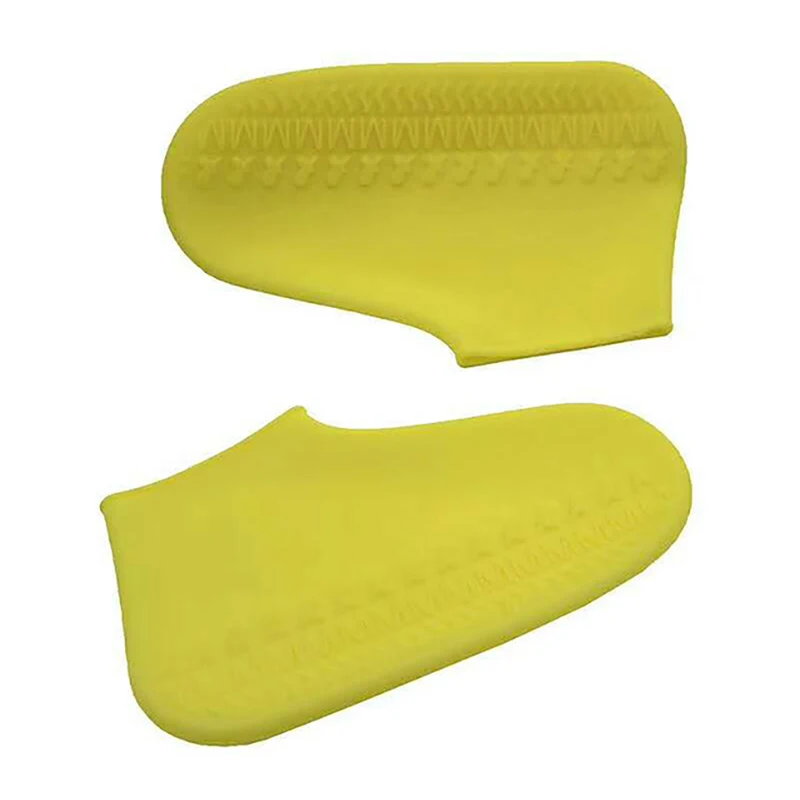 4 шт. водонепроницаемый чехол для обуви силиконовый материал унисекс обувь протекторы резиновые сапоги для дома на открытом воздухе дождливые дни
