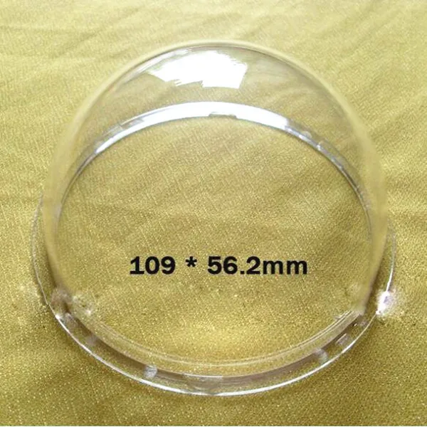 109 x100.6 x 96 x56.2 x 1.9mm Acrylic CCTV Clear Camera Dome Cover