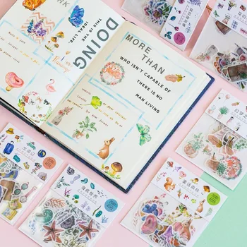 

The Flamingo Forest Unicorn Sea World Decorative Stickers Adhesive Stickers DIY Decoration Diary Stationery Gift