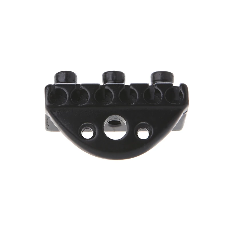 

Guitar Accessories 6-string Headless Electric Guitar String Locking Nut Set with 1 Wrench 2 Screws