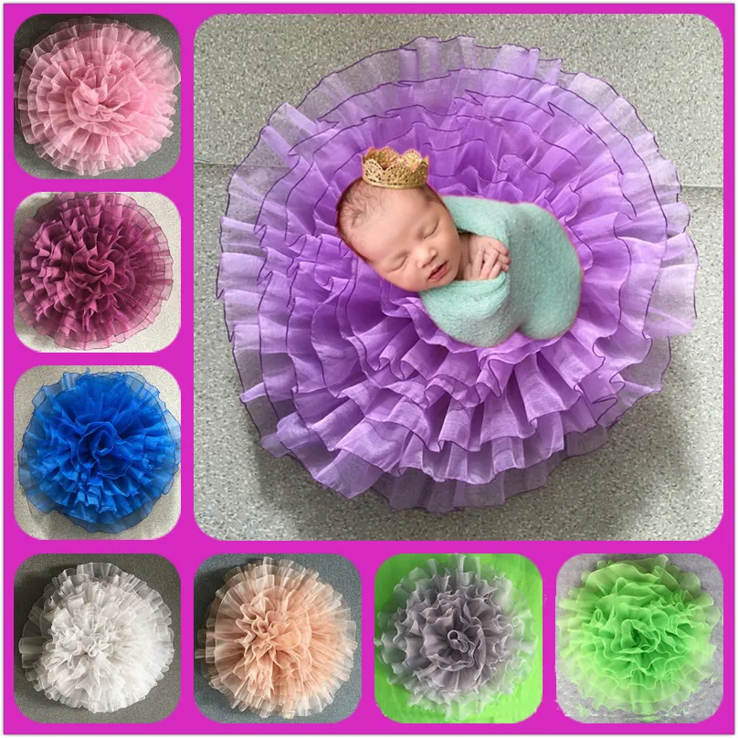 

Studio Children Shooting Props Newborn Full Moon Baby Blanket Baby Round Photo Props Background