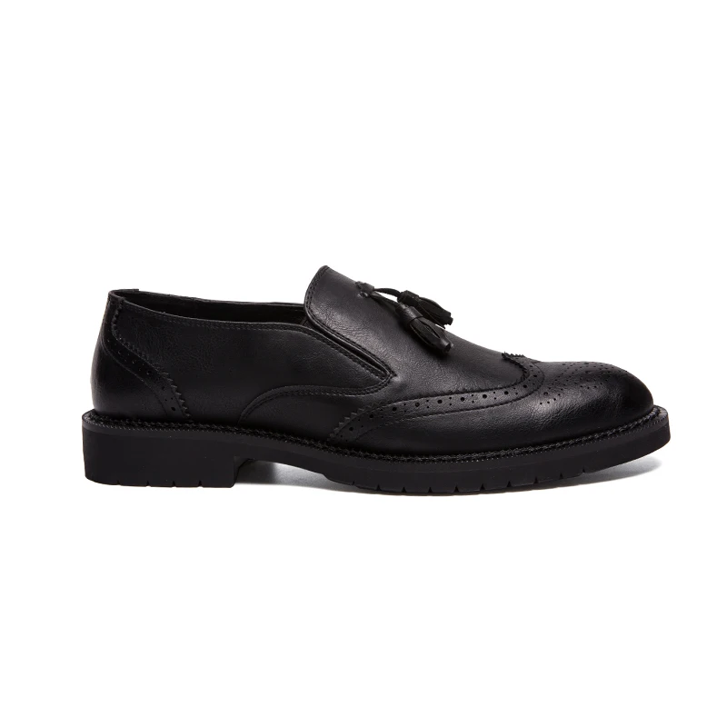 tassel mens vintage shoes italian brand genuine leather formal business wedding handmade male footwear brogue oxfords for men (5)