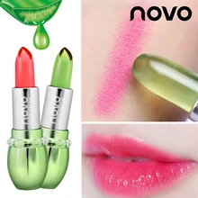 Увлажняющий Питательный гель алоэ вера помада макияж водонепроницаемый прозрачный карандаш для губ Температура Цвет Изменение косметика для губ