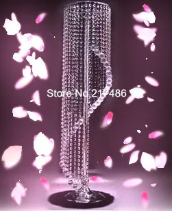 

New Wedding Road Lead Acrylic With Crystal Europe Wedding Centerpiece Event Party Decoration Deco Mariage