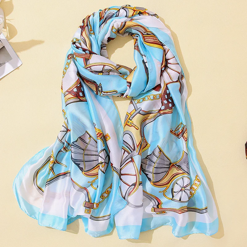 Летние пляжные полотенца шарф шаль шарфы женские весенние универсальные шелковый шарф и SK078