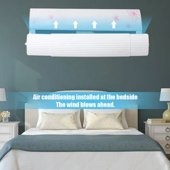 

Adjustable Air Conditioner Deflector Telescopic Air Outlet Wind Shield for Home can CSV