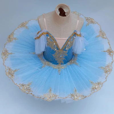 Балетное платье для девушки, дети, ребенок, профессиональная балетная пачка, «Лебединое озеро» балетки сине-белые Balett платье для взрослых Для женщин - Цвет: lake blue